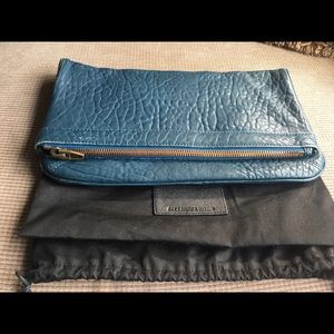 Alexander Wang Dumbo Clutch Petrol